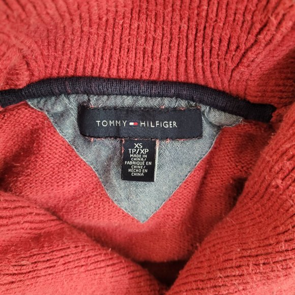 Tommy Hilfiger Men Red Sweater - Picture 4 of 12